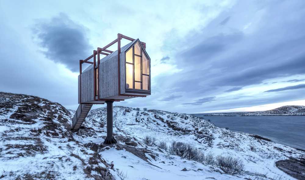 wooden housing module norway