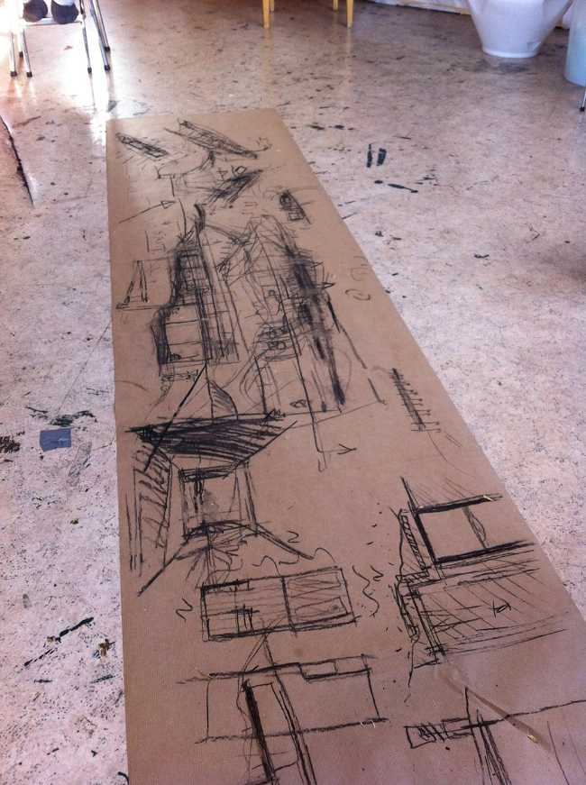 wooden housing module structure type palafitte preliminary sketches