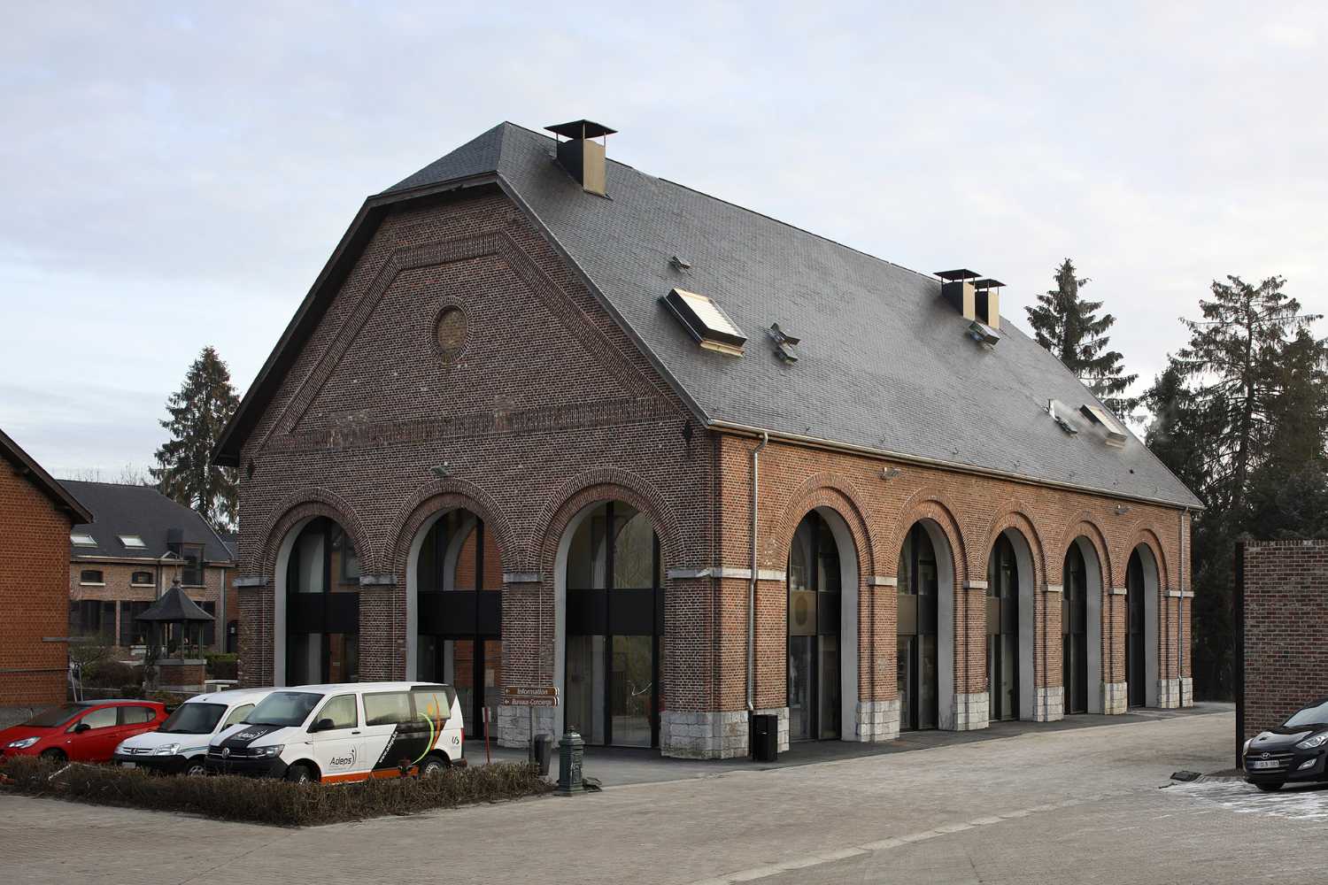 Barn transformed into a sports center