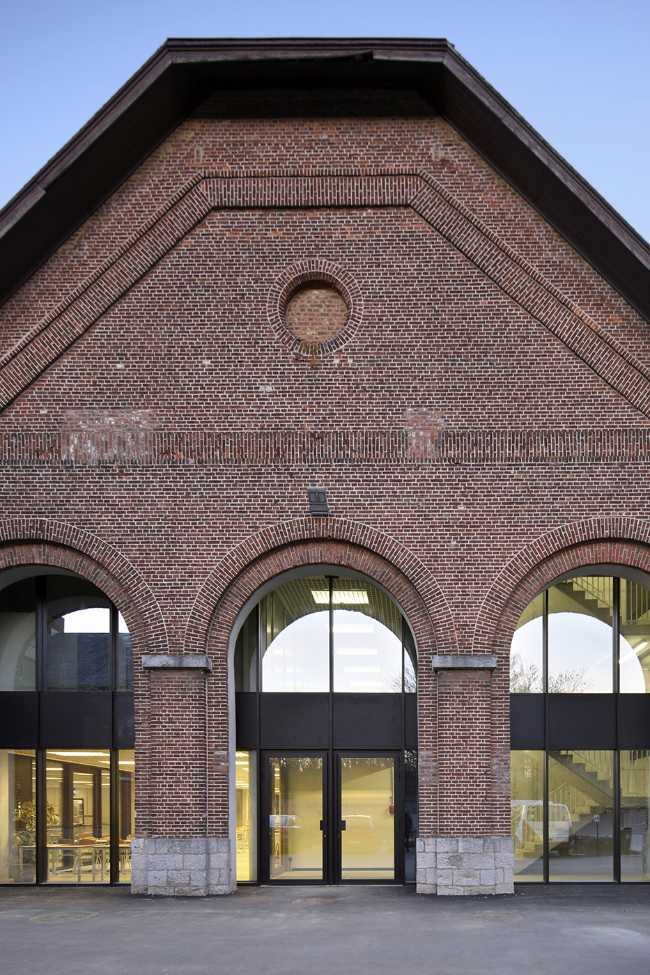 Old barn with arches in the perimeter walls