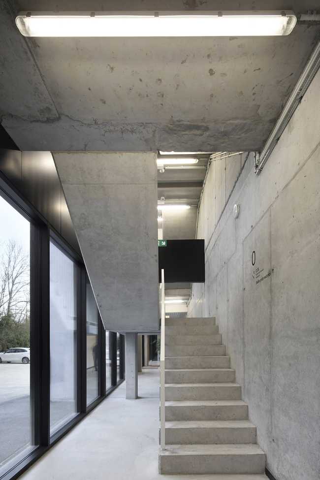 Staircase in reinforced concrete