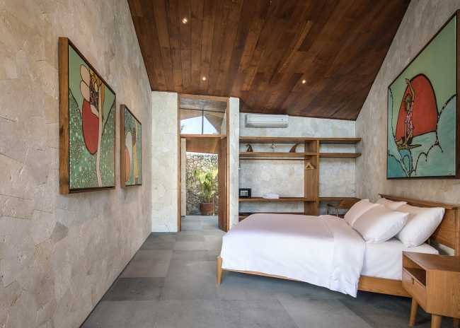 Camera da letto villa moderna