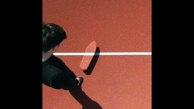 Fragment - Collection of kateboards made of the rubber