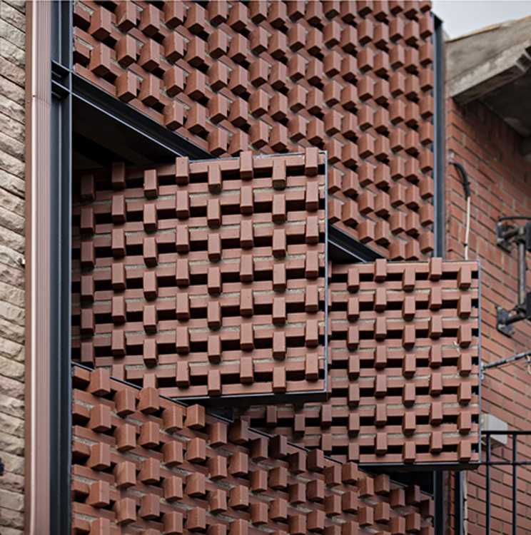Ceramic facade