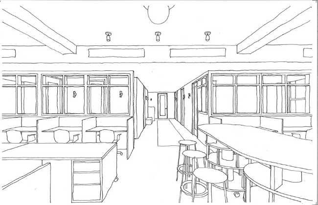 uffici open space new york disegno