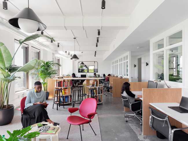 uffici open space new york bianco