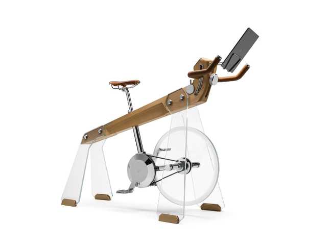 Home Wellness and Design. The bicycle without wheels turns into a furnishing object