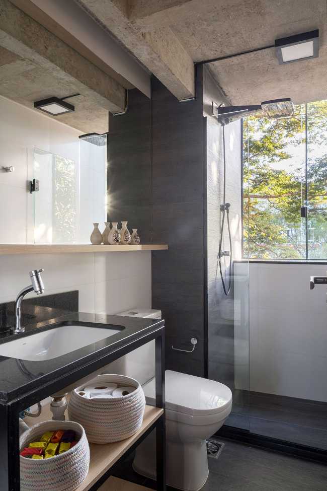 Modern minimal bathroom