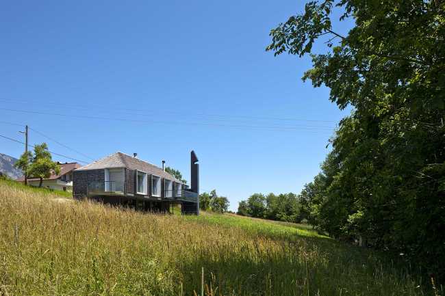 Abitazione su un pendio