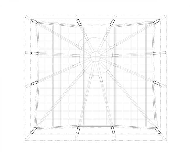 Schema costruttivo di una casa sull'albero