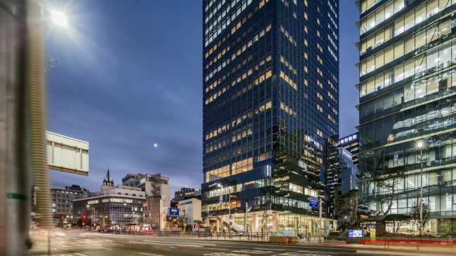 New headquarters for Daishin Securities Bank in Myeongdong