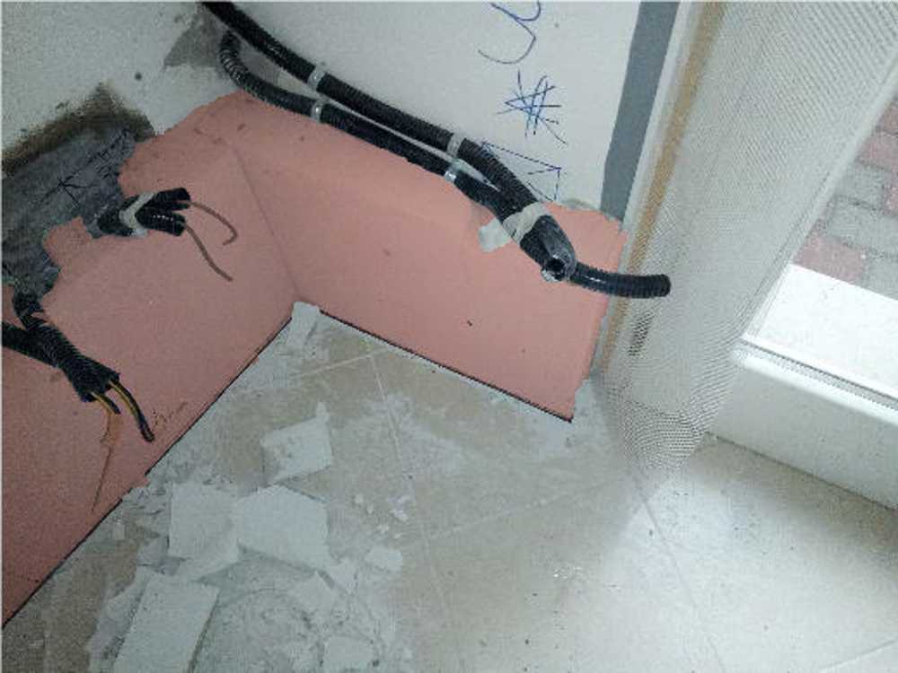 pareti interne con muschio