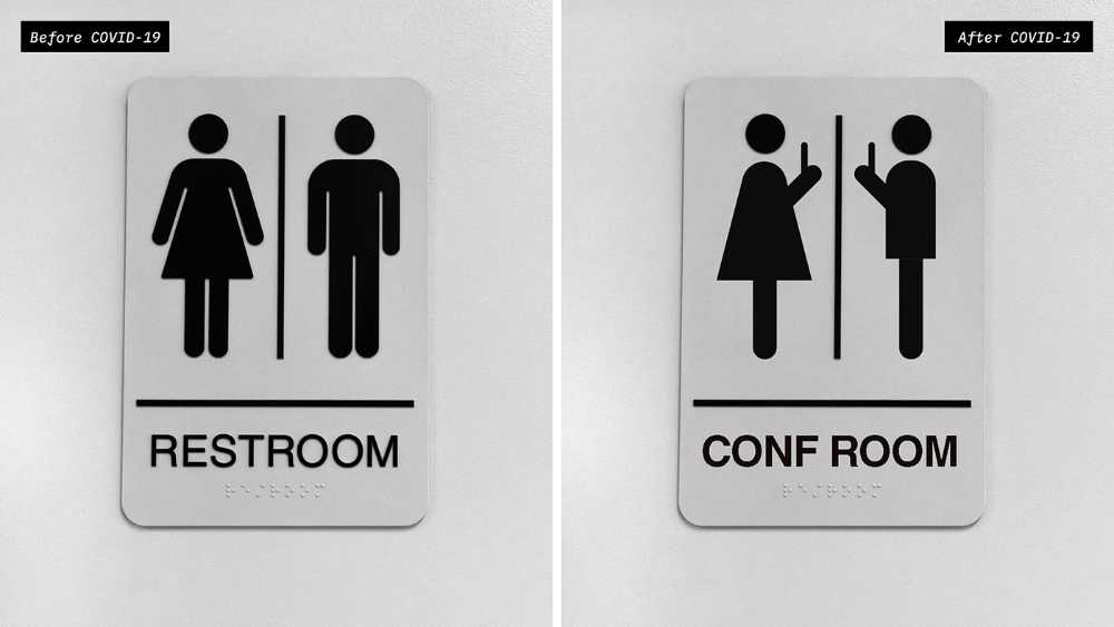 grafica cartelli stradali distanze sociali