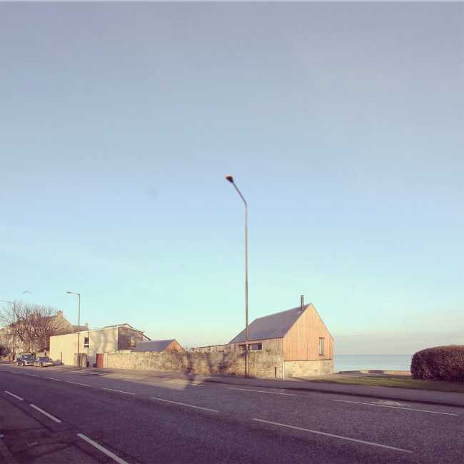 Abitazione in legno sulla spiaggia