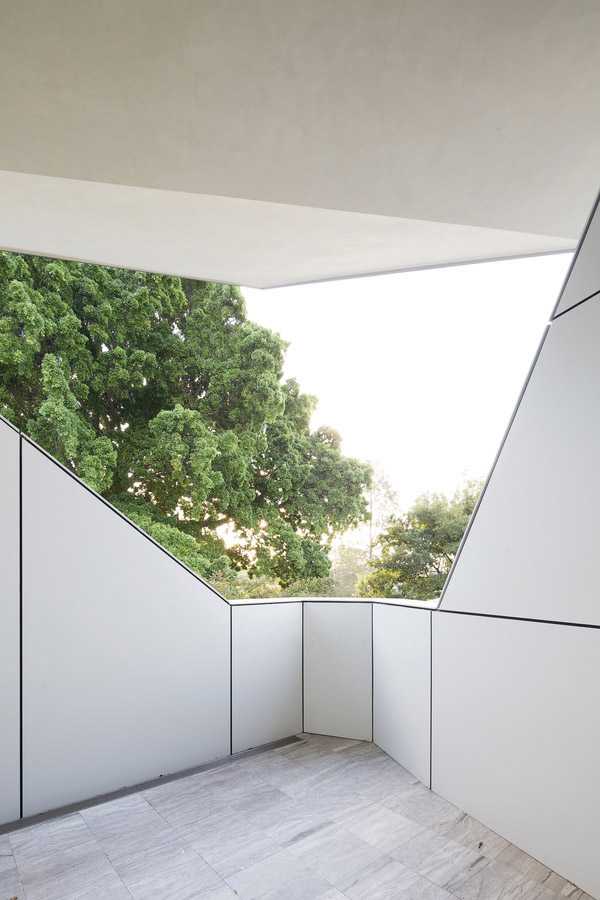 Balcone dalle forme geometriche