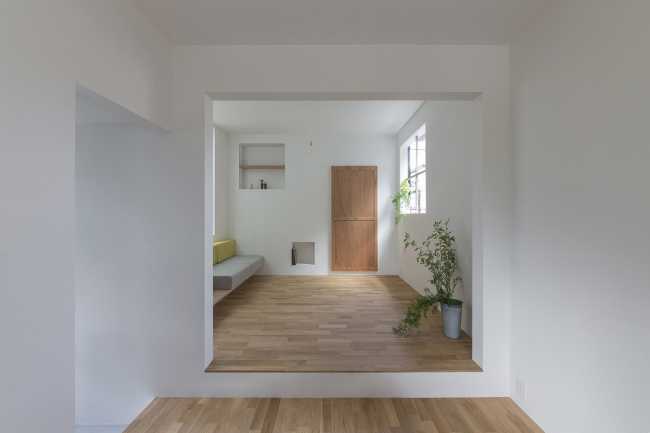 Interni abitazione aperture quadrate