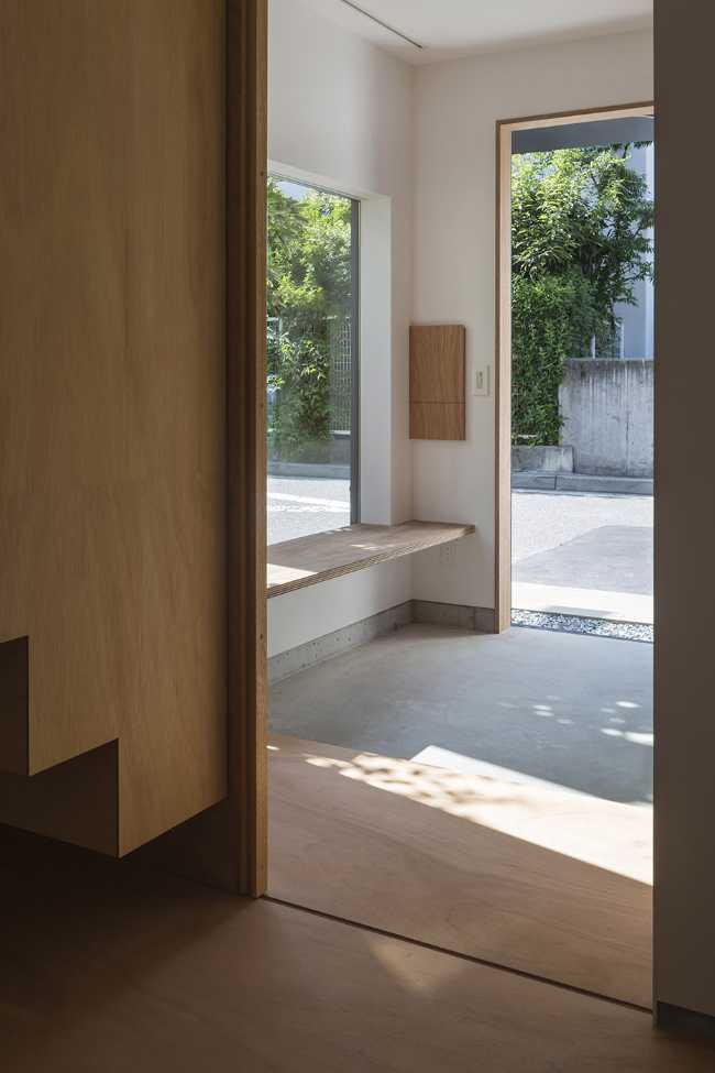 Ingresso abitazione in legno