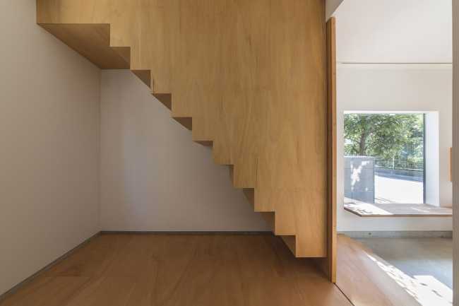 Scala interna in legno