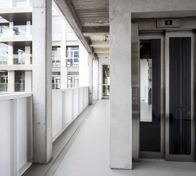 Inner courtyard corridor
