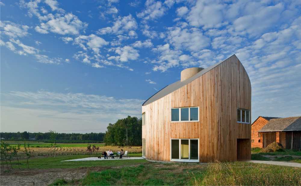 Maison en bois circulaire. La durabilité comme point central de la conception