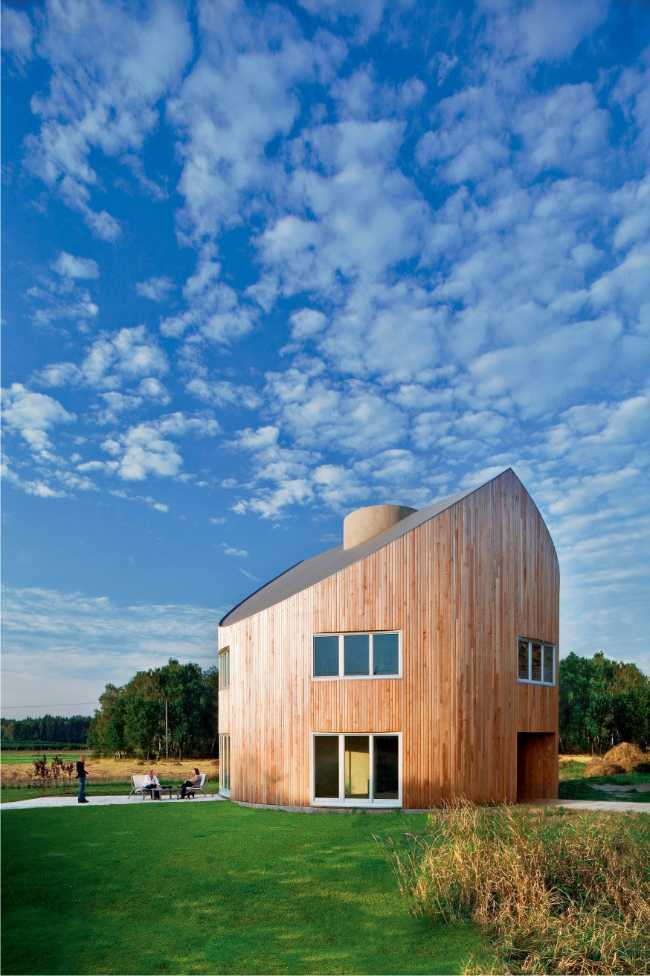 Maison en bois circulaire. La durabilité comme point central de la conception