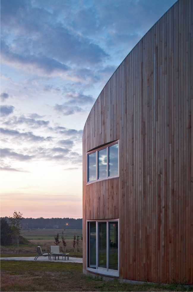 Maison en bois circulaire. La durabilité comme point central de la conception