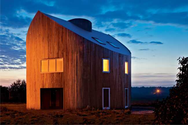 Maison en bois circulaire. La durabilité comme point central de la conception