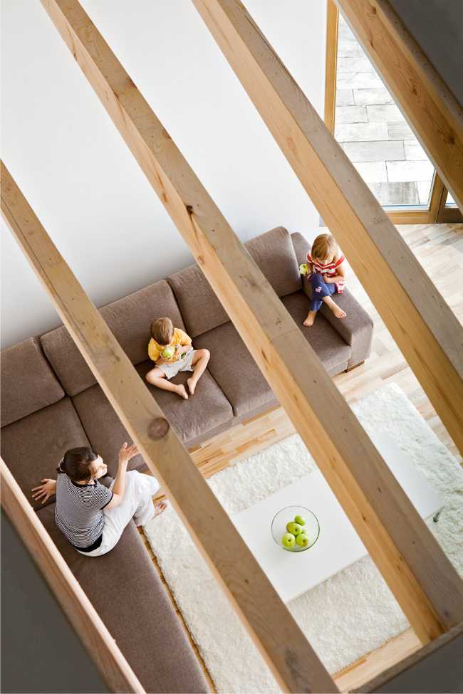 Maison en bois circulaire. La durabilité comme point central de la conception