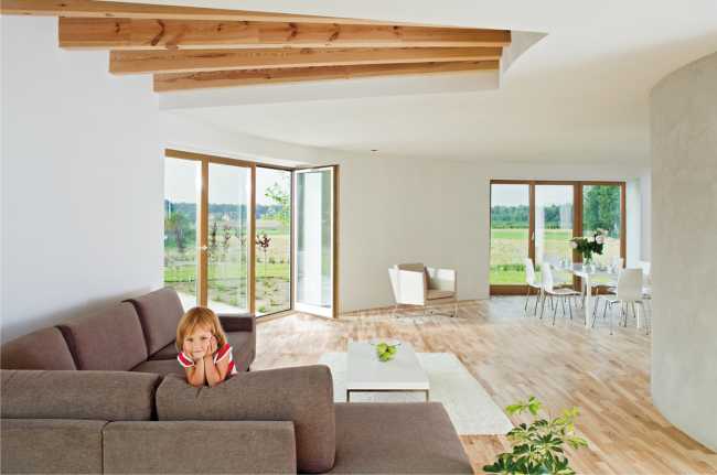 Maison en bois circulaire. La durabilité comme point central de la conception