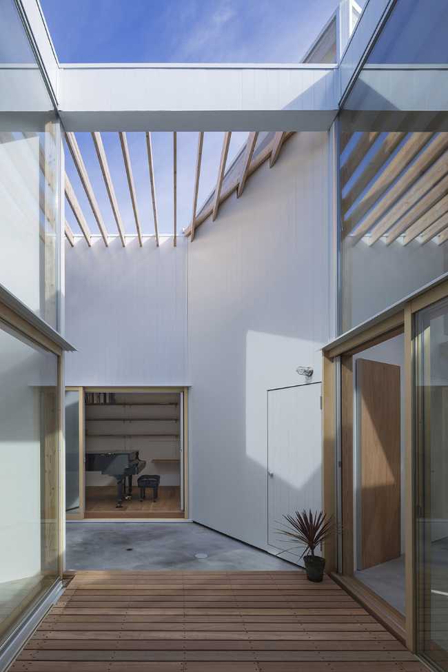 Terrazza con vista cielo