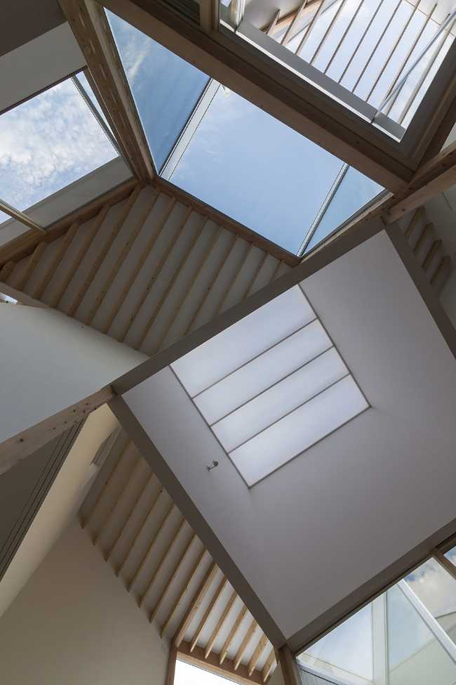 Vista del soffitto dal basso