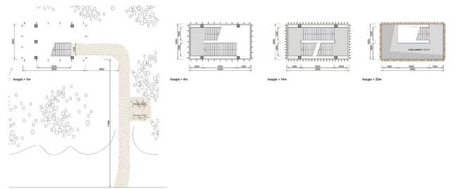 Planimetria di una torre panoramica