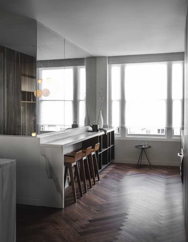 Cucina in legno di noce