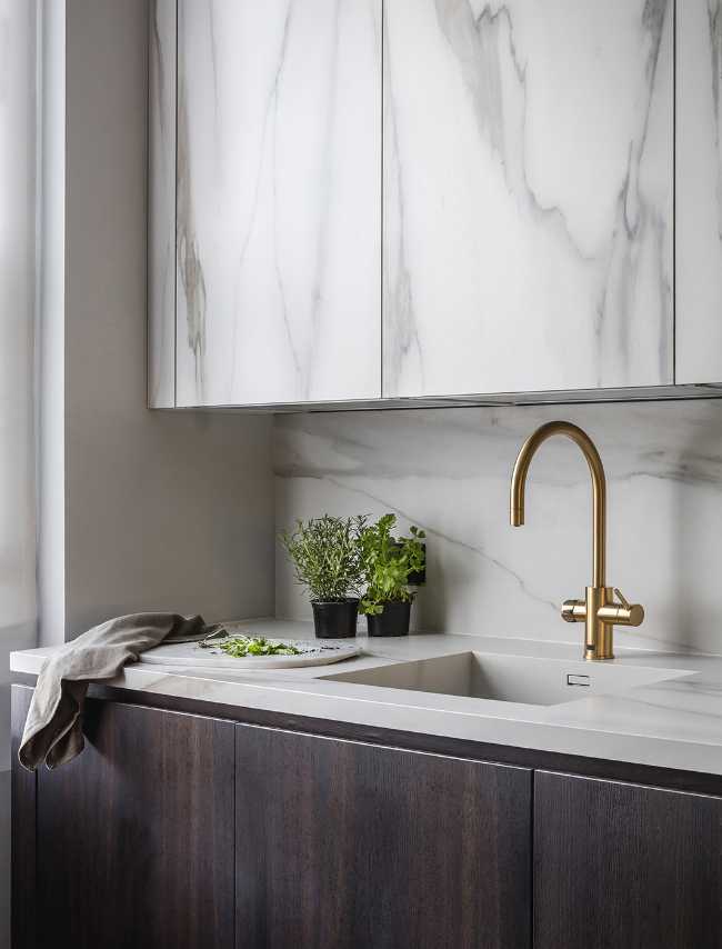 Dettaglio cucina contemporanea