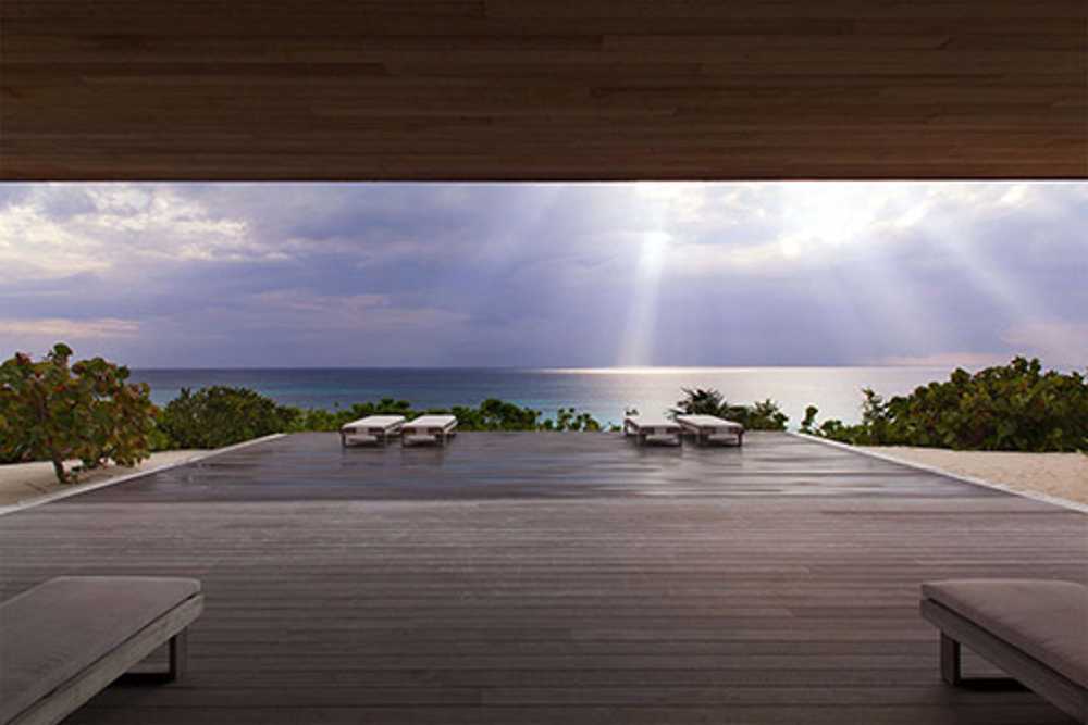 patio vista oceno rivestimento legno