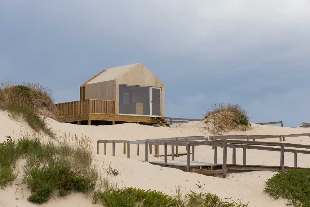 Capanno da spiaggia tra le dune