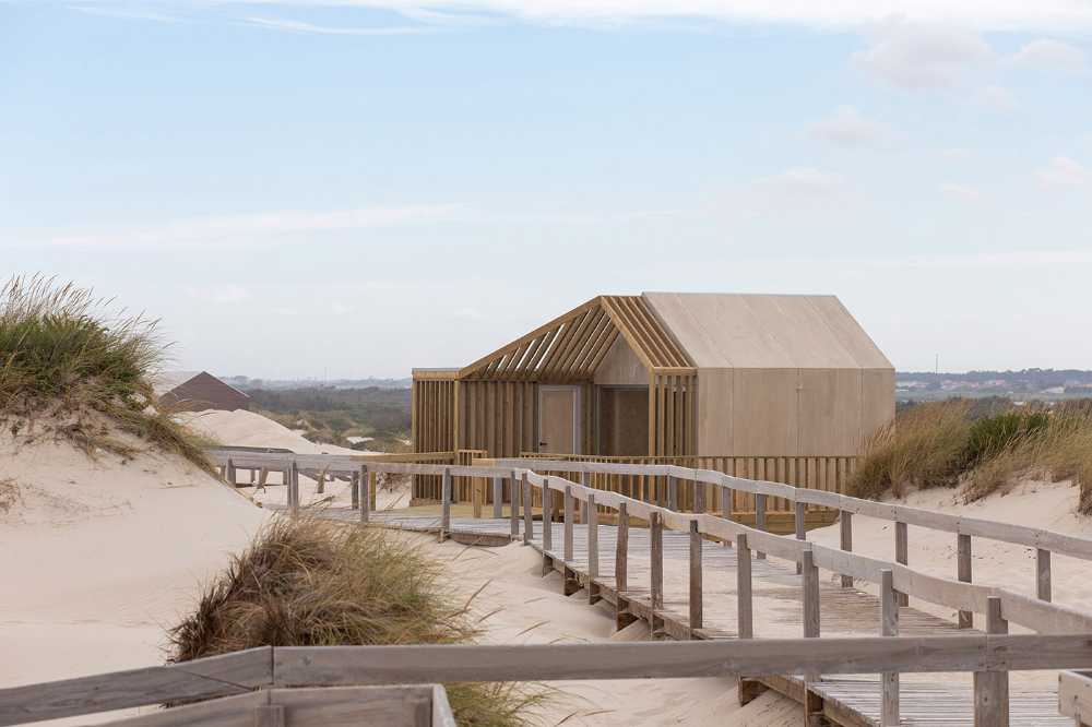 Capanno da spiaggia in legno