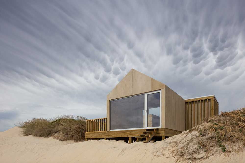 Capanno da spiaggia in legno
