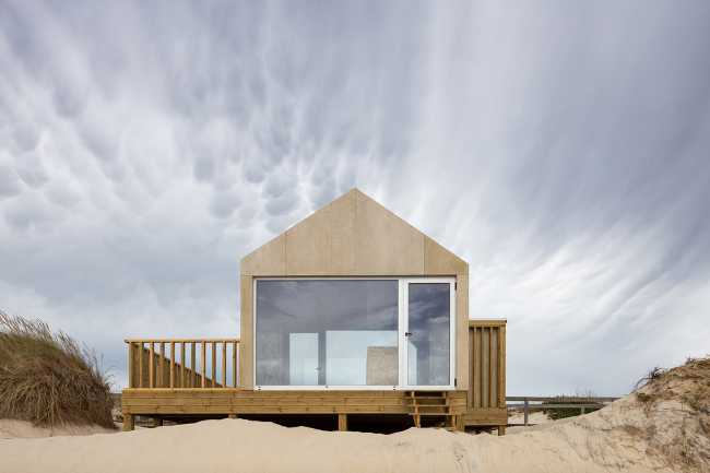 Capanno da spiaggia tra le dune
