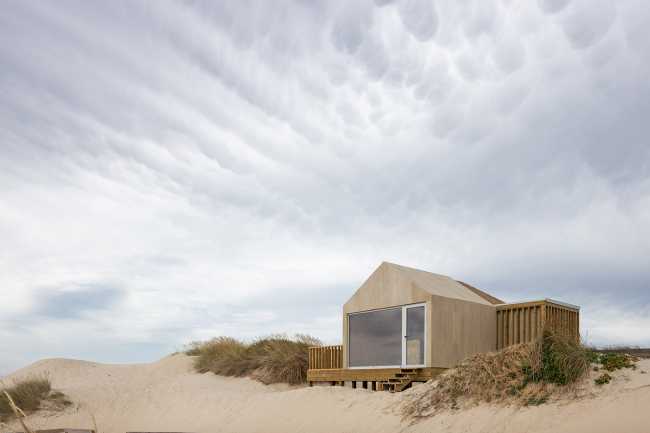 Capanno da spiaggia tra le dune