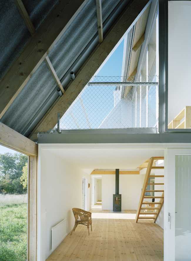 Interno abitazione in legno