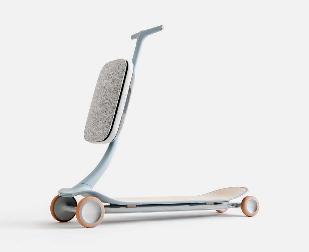 monopattino elettrico ricaricabile pieghevole accessorio zaino