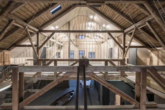 Capriata storica in legno