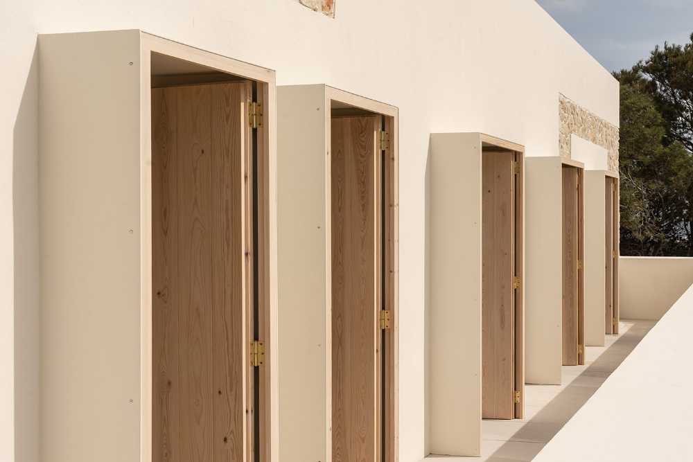 villa minorca rivestimento pietra calcarea