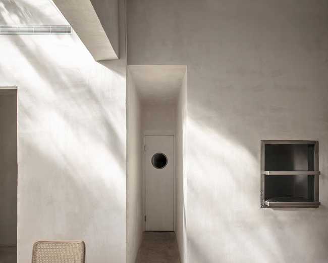 Interno ristorante minimal