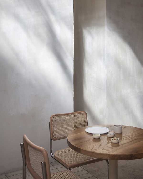 Interno ristorante minimal