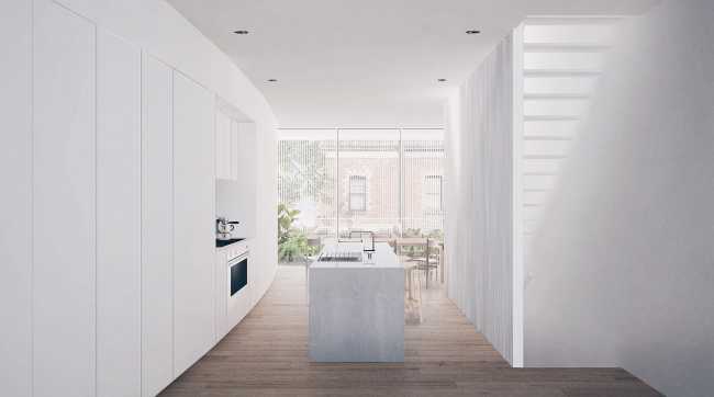 Interni bianchi minimal