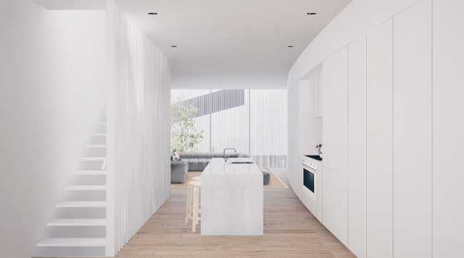 Interni bianchi minimal