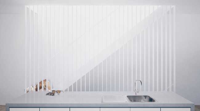 Interni bianchi minimal