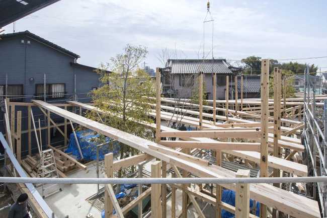 struttura in legno cantiere realizzazione
